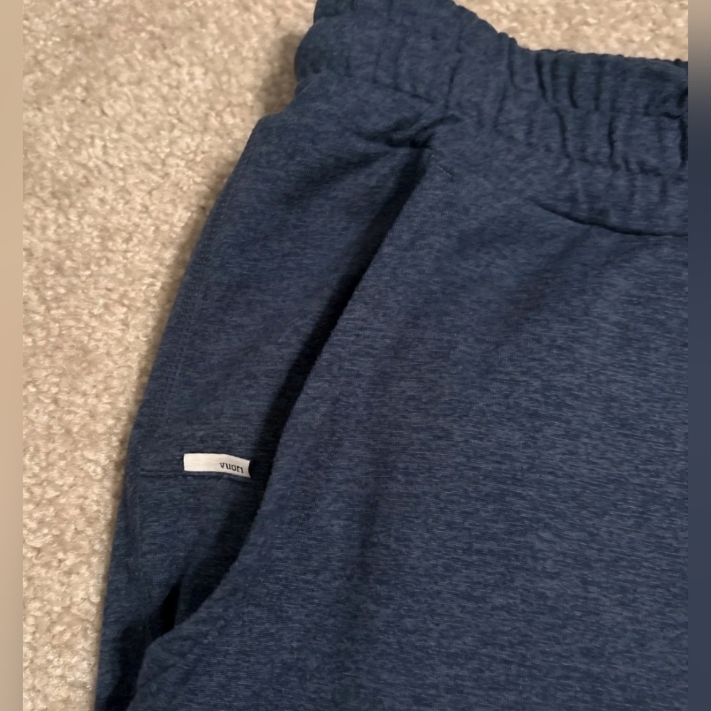 Vuori Ponto Performance Pants Mens Large Blue Sweatpants Lounge DreamKnit V418 - Picture 3 of 8